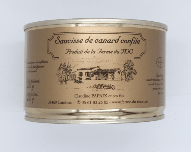 Cassoulet aux manchons de canard confits – boite 1480g